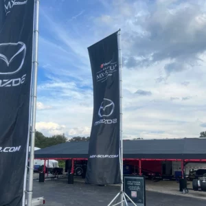 Mazda banners and signs