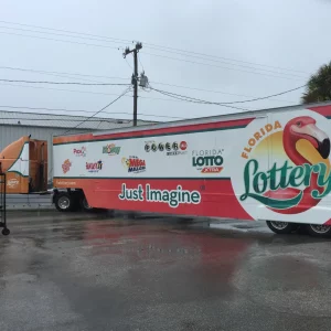 Florida Lottery Trailer Wrap